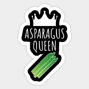 Asparagus Queen Sticker